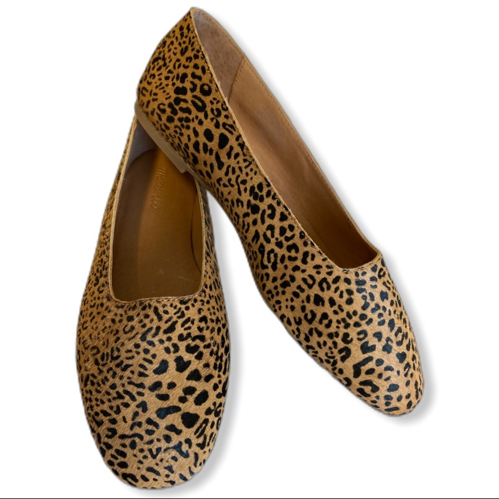 Madewell Leopard Calf Hair Flats